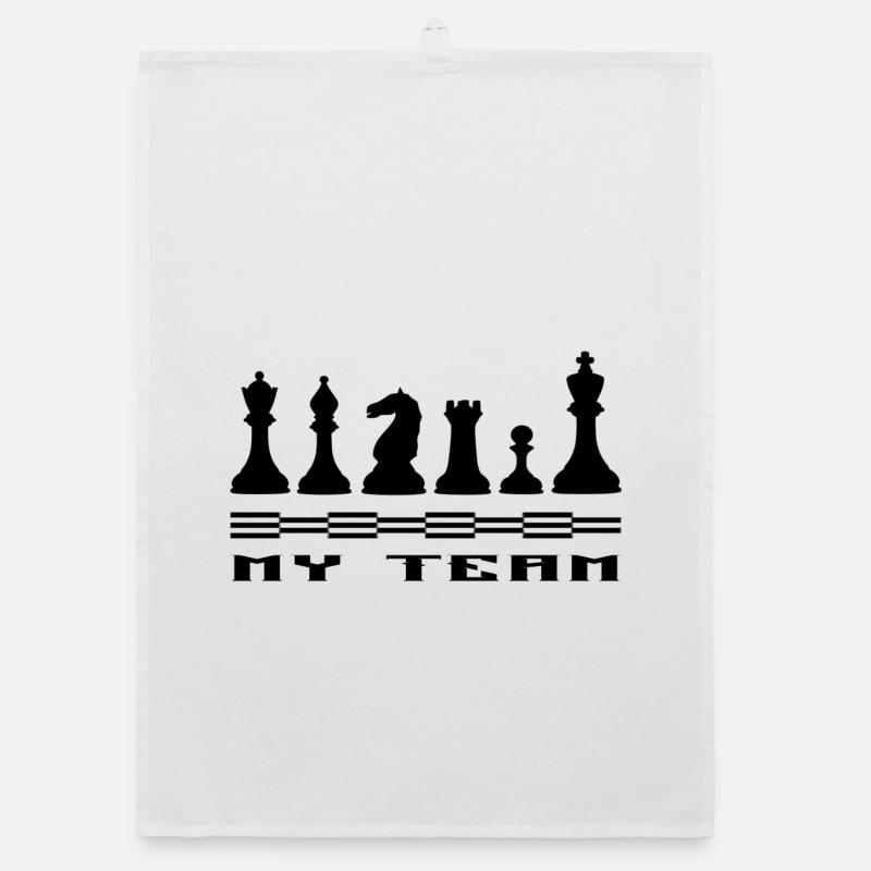 Chess Organic dish towel