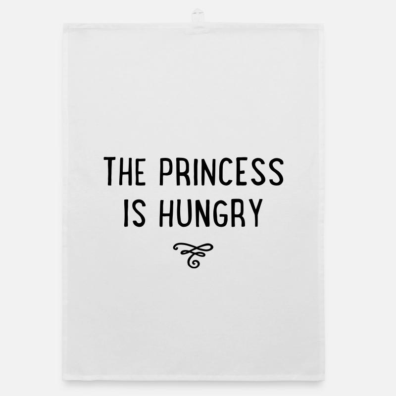 the princess is hungry Organic Geschirrtuch