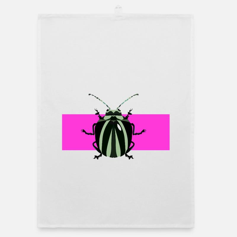 Abstract bug desgin Organic Geschirrtuch