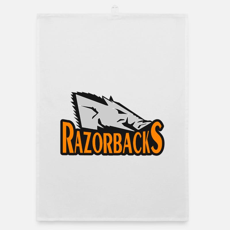 Razorbacks Bold Hog Emblem Organic dish towel