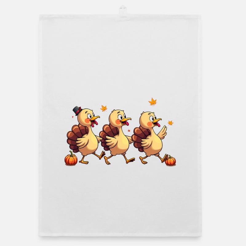 Bébé dinde de Thanksgiving Torchon bio