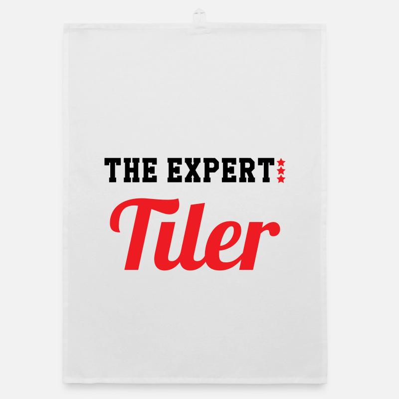 Expert tiler – pro tile laying precision Organic dish towel