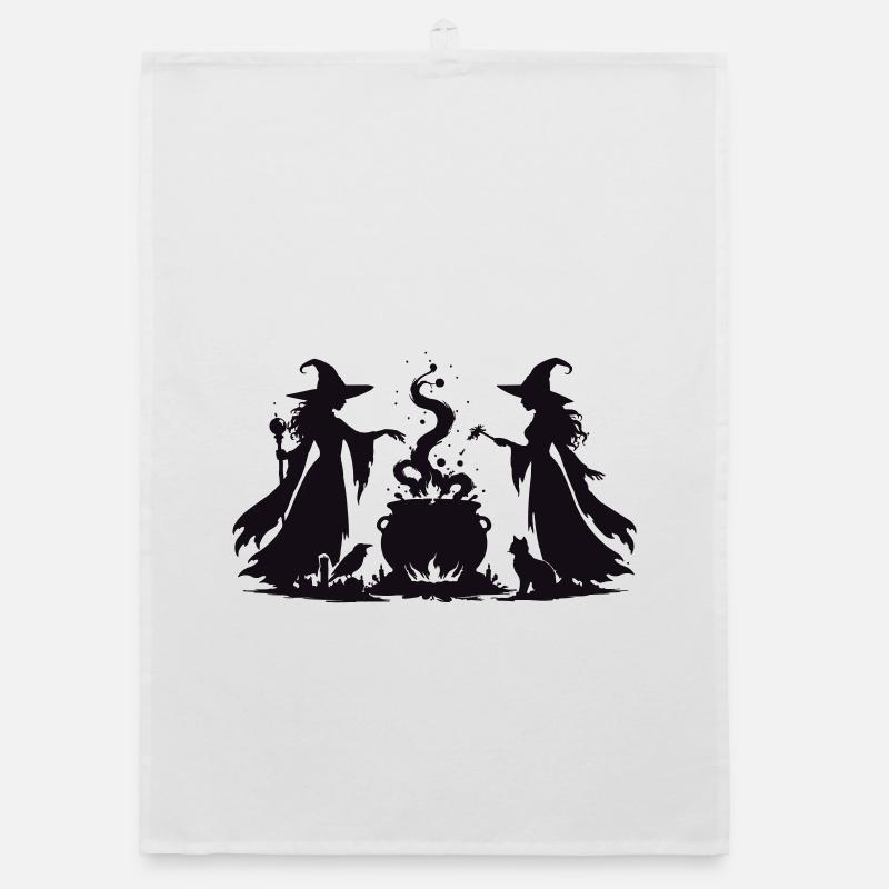 Witch's Cauldron Witch Magic Duo Organic dish towel