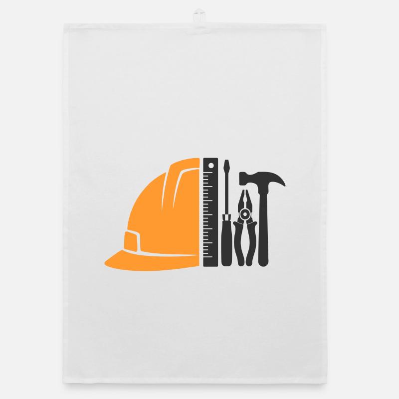 Tool & Construction Helmet – Craftsman Logo Organic dish towel