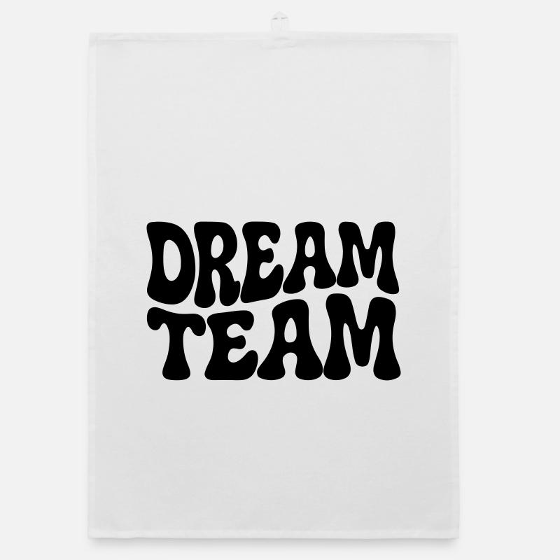 Dream Team siebziger funky groovy  Organic Geschirrtuch