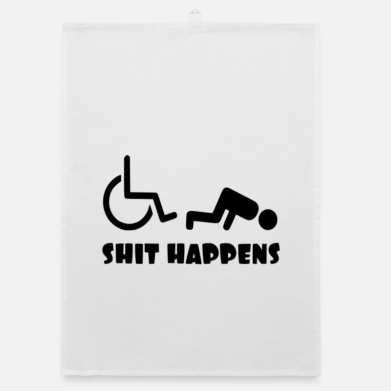 Manchmal wird es in Ihrem Rollstuhl schlimmer # Organic Geschirrtuch