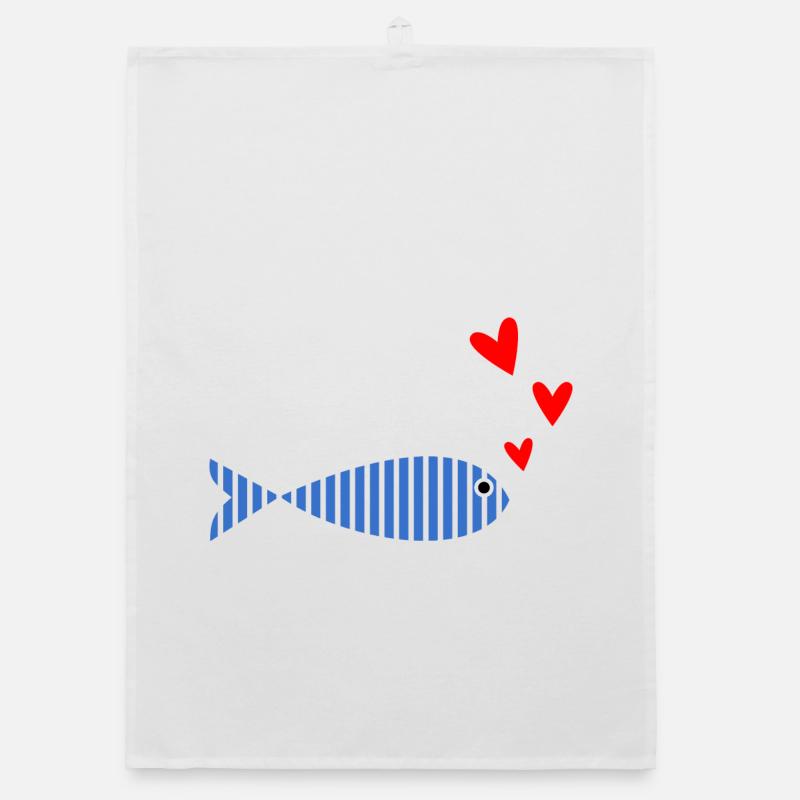 POISSON. SARDINE. POISSON. POISSON D'AVRIL. MER Torchon bio