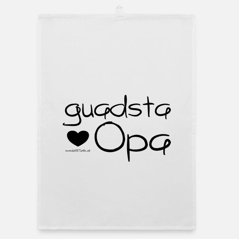 guadsta Opa - bester Opa, super Geschenkidee, Organic Geschirrtuch