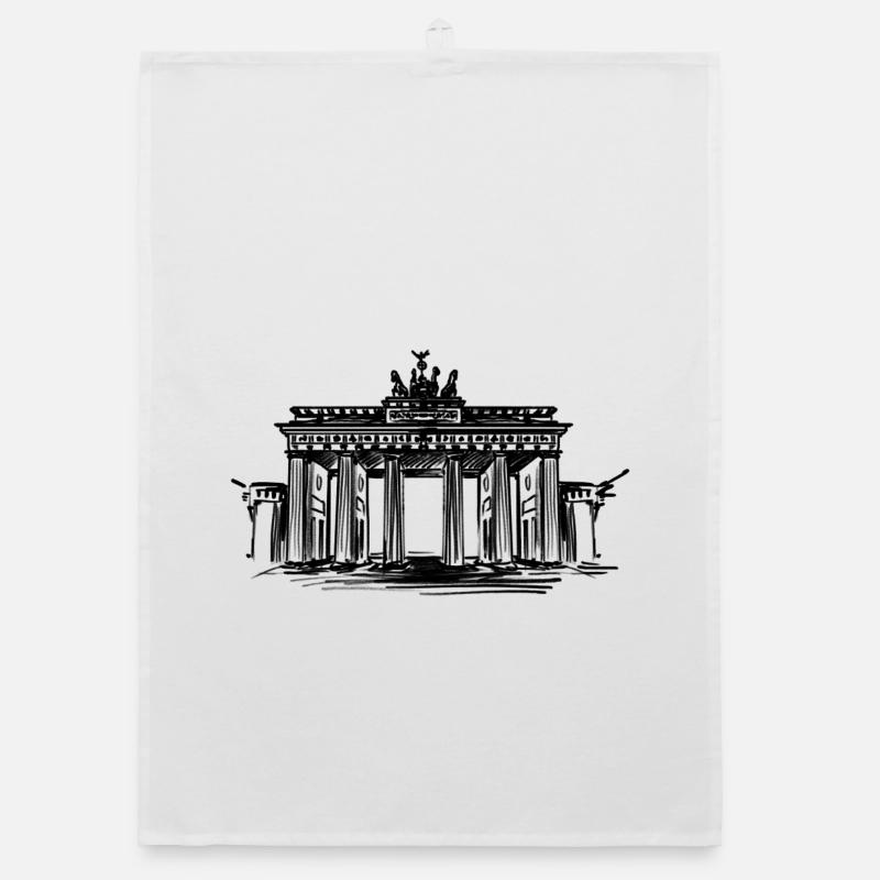 Berlin - Brandenburg Gate Organic dish towel