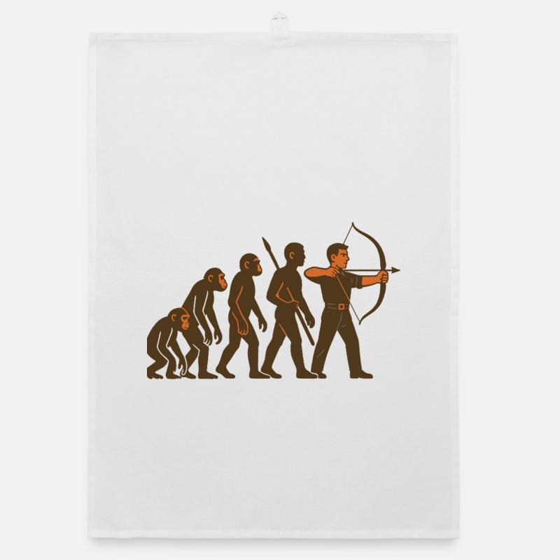 Archery Evolution Archer Bow Target Organic dish towel
