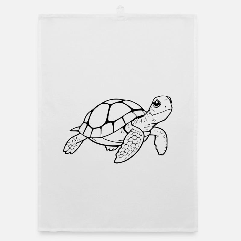 Turtle Turtle Gift Organic dish towel