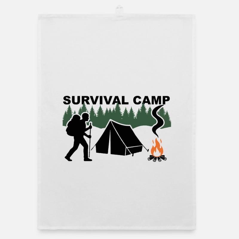 Survival Camp Organic dish towel