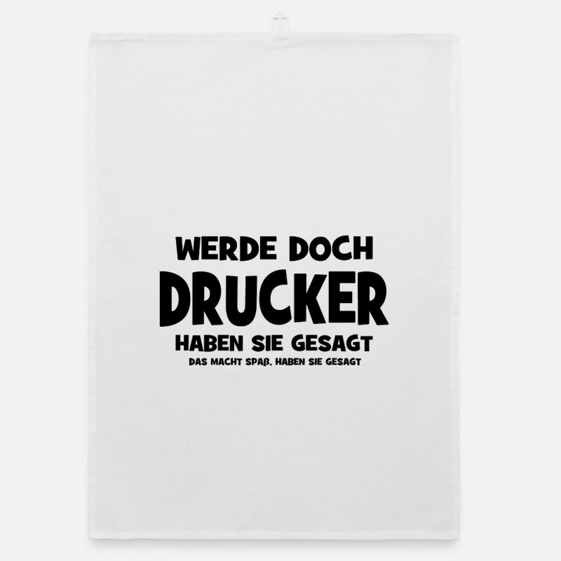 Become a printer, they said - That makes Sp Organic dish towel