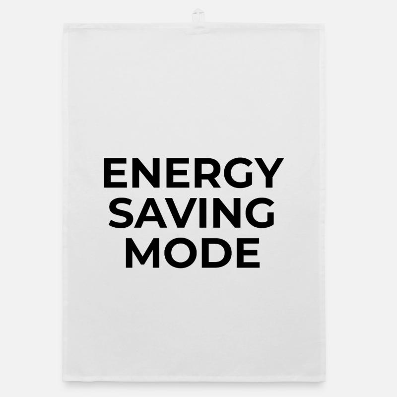 ENERGY SAVING MODE – Minimal Unisex Sweatshirt Torchon bio