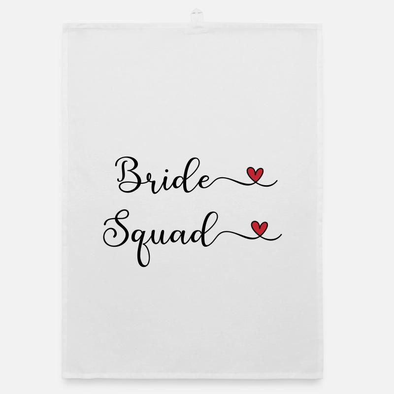 Bride Squad - Team Braut Organic dish towel