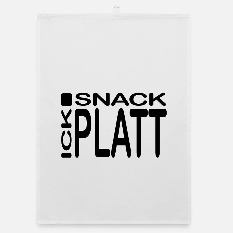 Ick snack Platt Organic Geschirrtuch
