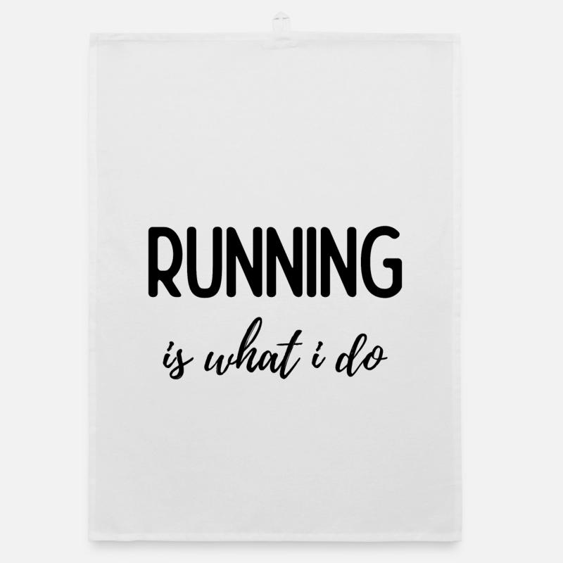 Courir, c’est ce que je fais Torchon bio