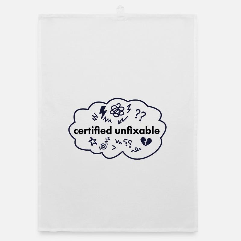 Certified Unfixable Organic dish towel
