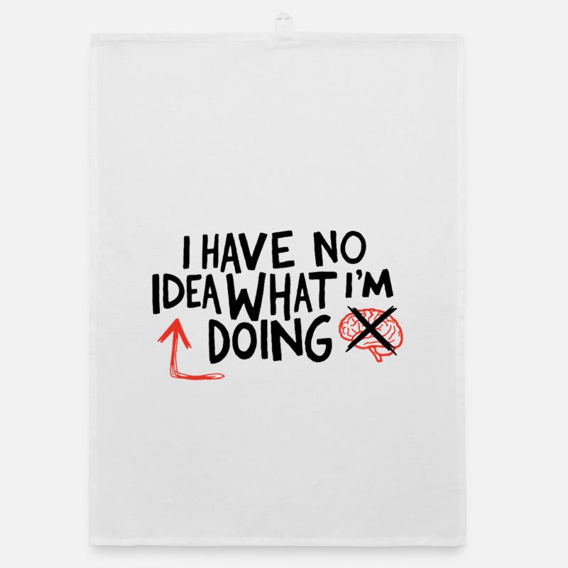 Aucune idée de ce que je fais Torchon bio