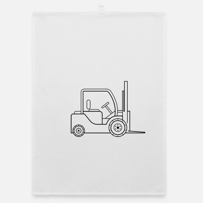 Forklift icon Forklift logistics work icon Organic dish towel