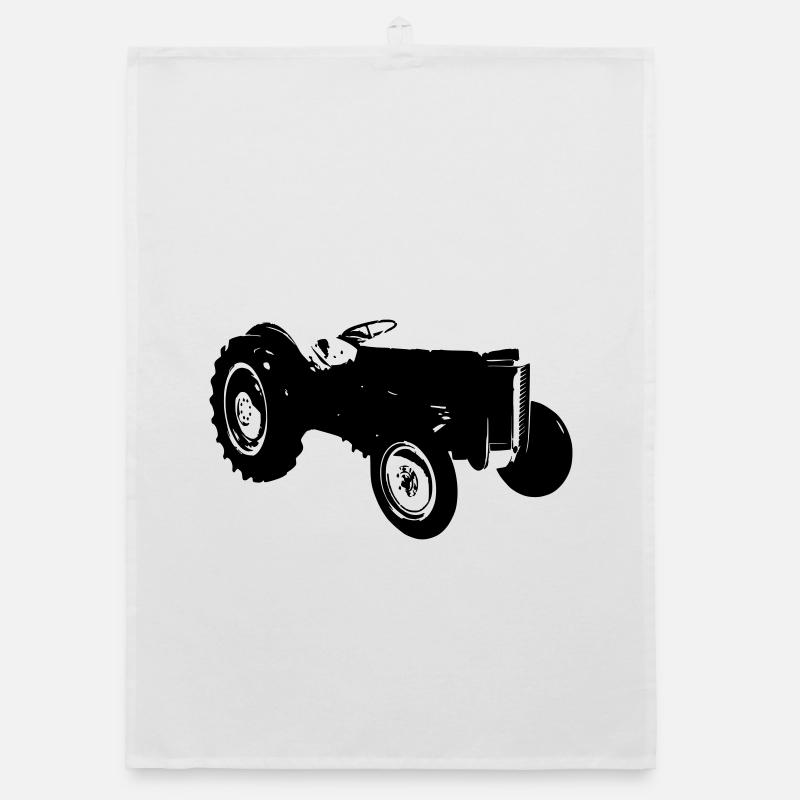 old tractor old tractor Organic dish towel