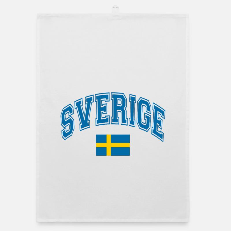 Drapeau de la Suède Torchon bio