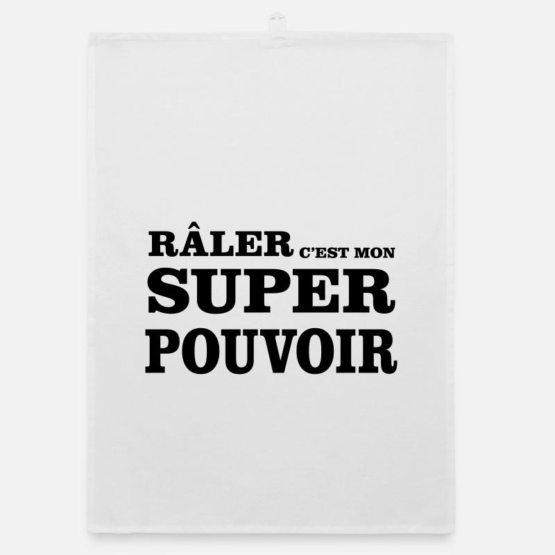 Complaining is my SUPERPOWER Organic dish towel