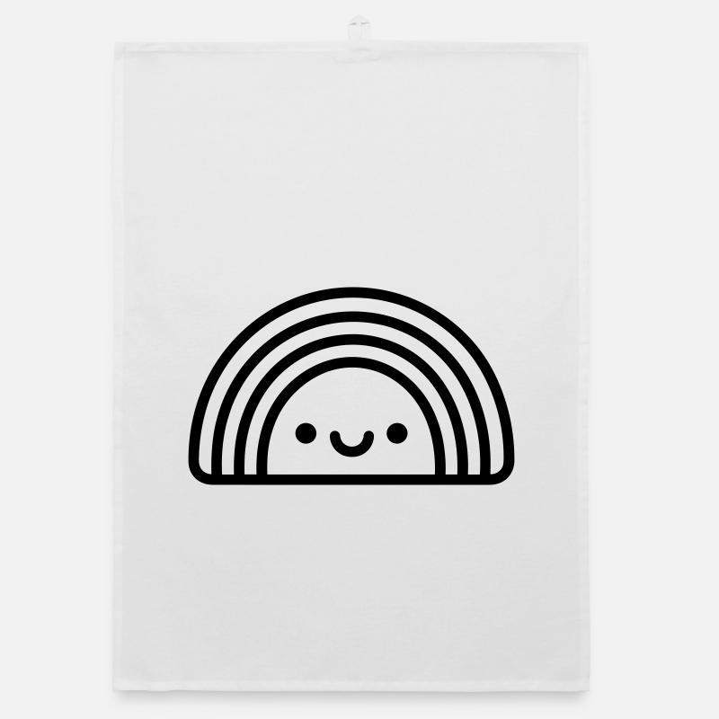 rainbow Organic dish towel