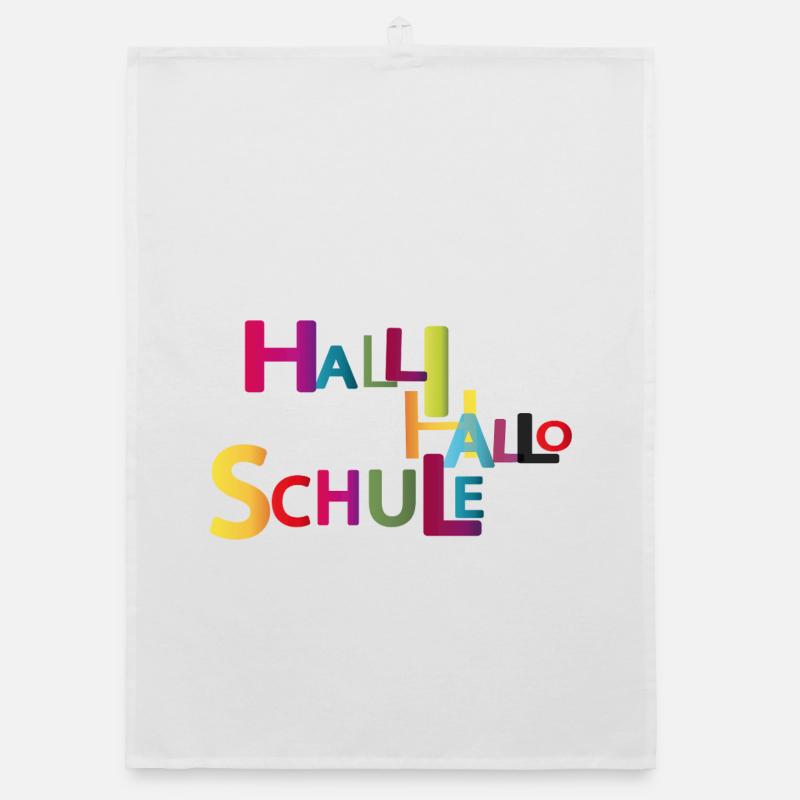 Hello Hello School Organic dish towel