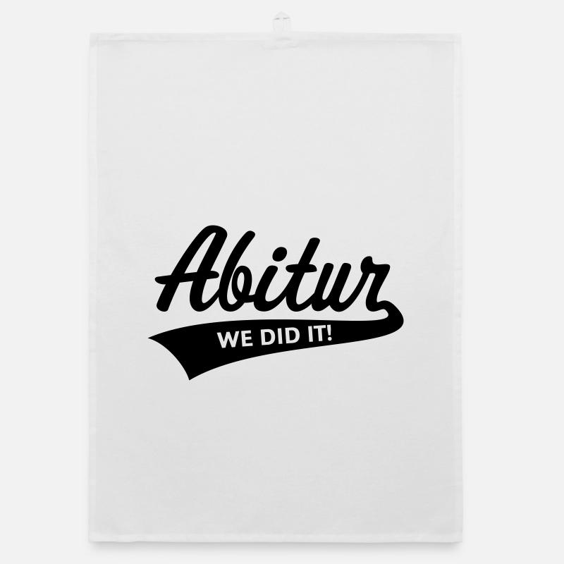 Abitur – We Did It! (Graduating Class / B) Organic dish towel