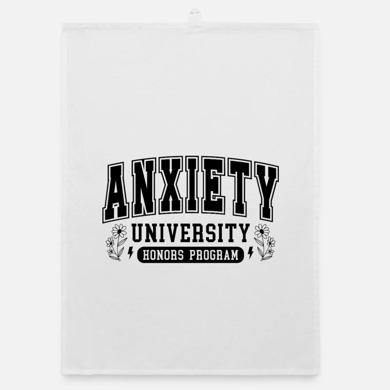 Anxiety University Honors Program Geschenk Organic Geschirrtuch