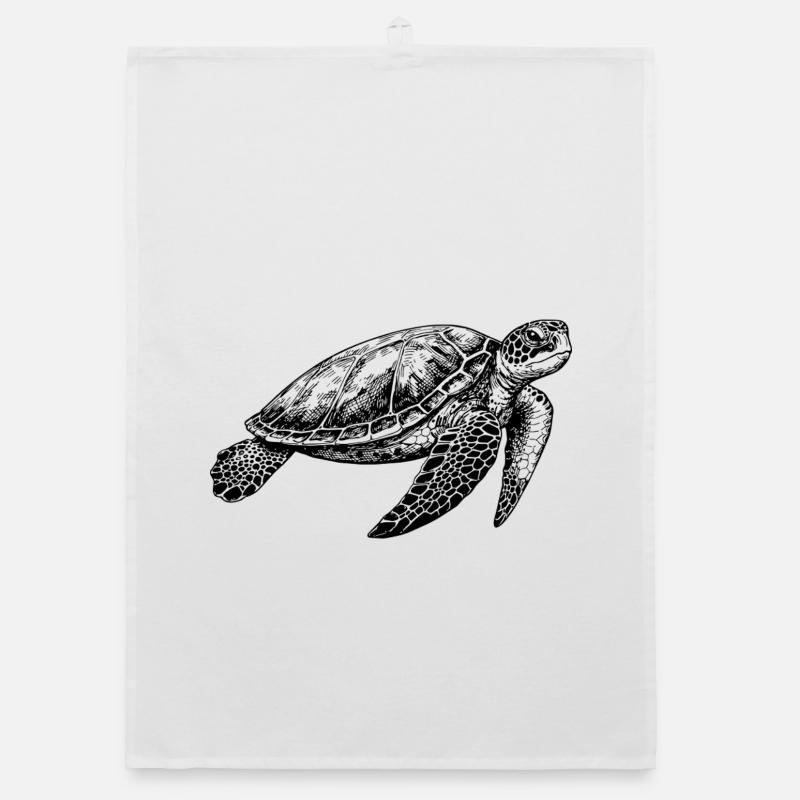 Turtle Organic dish towel