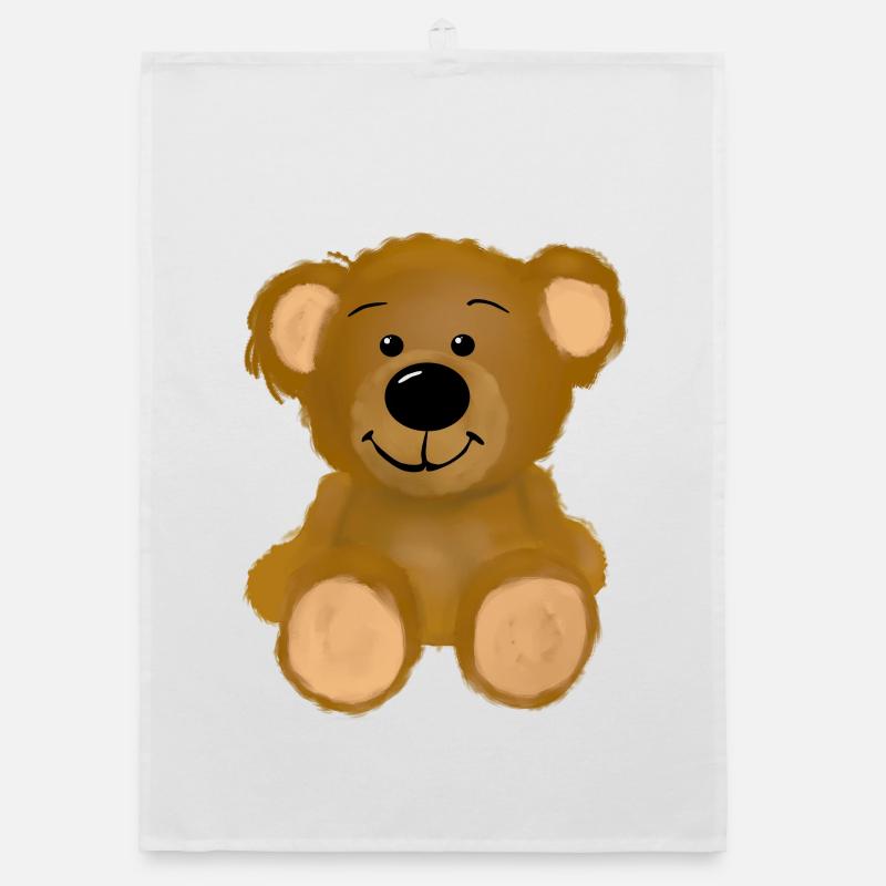 bear cub Organic dish towel