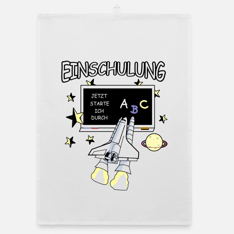 Einschulung Organic Geschirrtuch