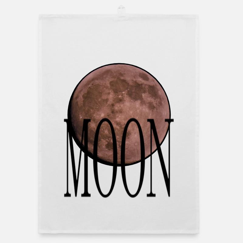 Cradle - Ruby Red Moon Organic dish towel