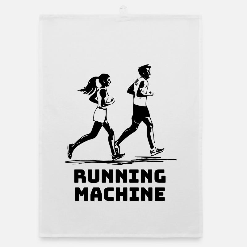 RUNNING MACHINE Organic Geschirrtuch