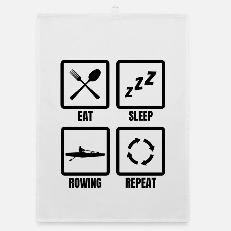 Rower's Routine Organic dish towel