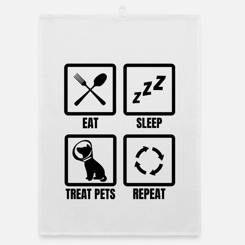 Veterinarian Routine Organic dish towel