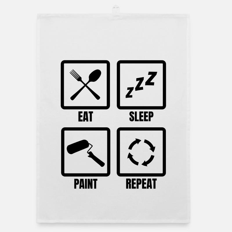 Painter Motivation Organic dish towel