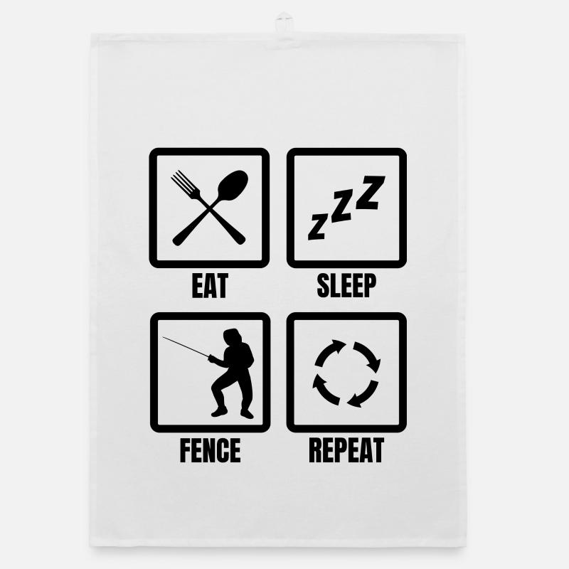 Routine quotidienne de l’escrimeur Torchon bio