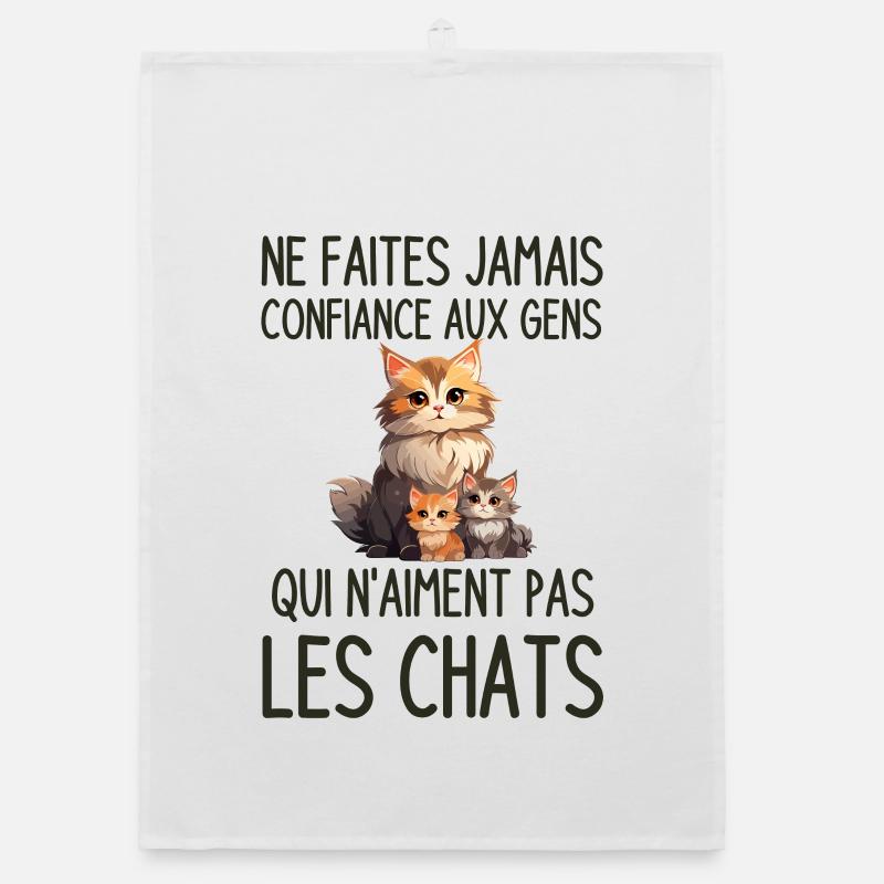 Propriétaire de chats Torchon bio