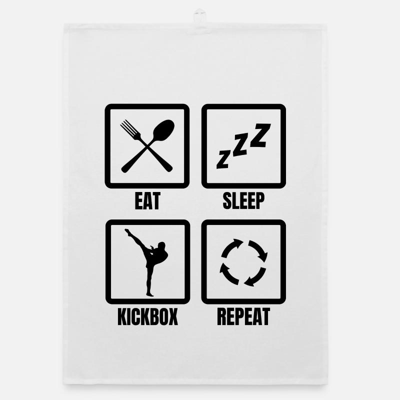 Daily routine for kickboxers Organic dish towel
