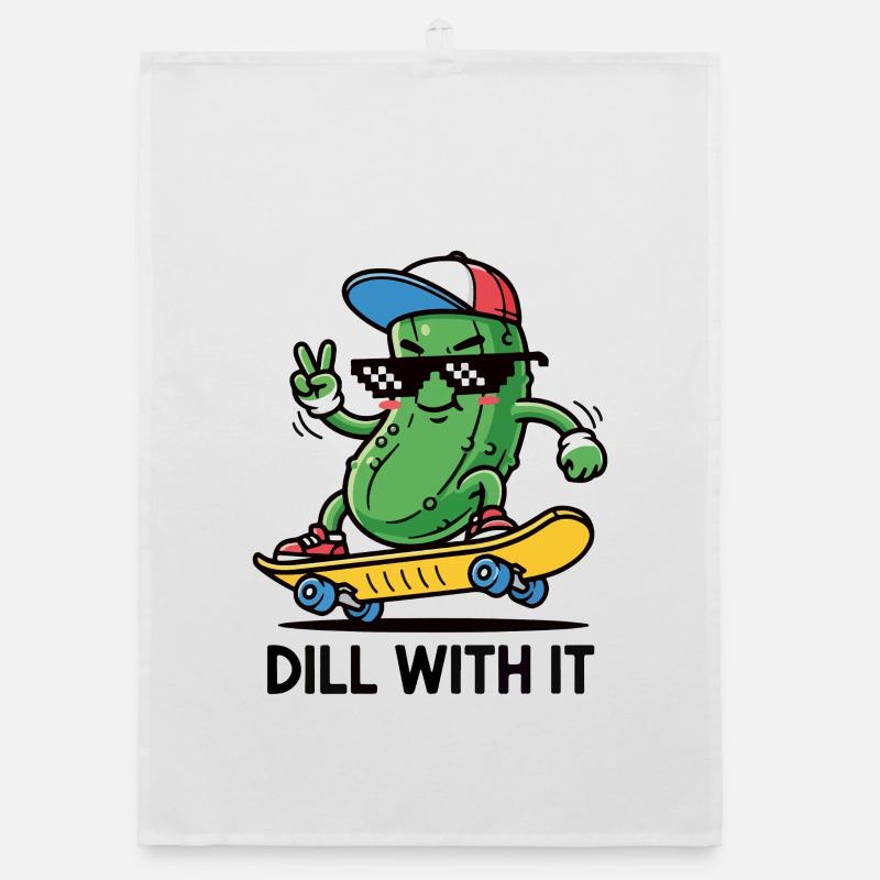 Cool Pickle Organic dish towel
