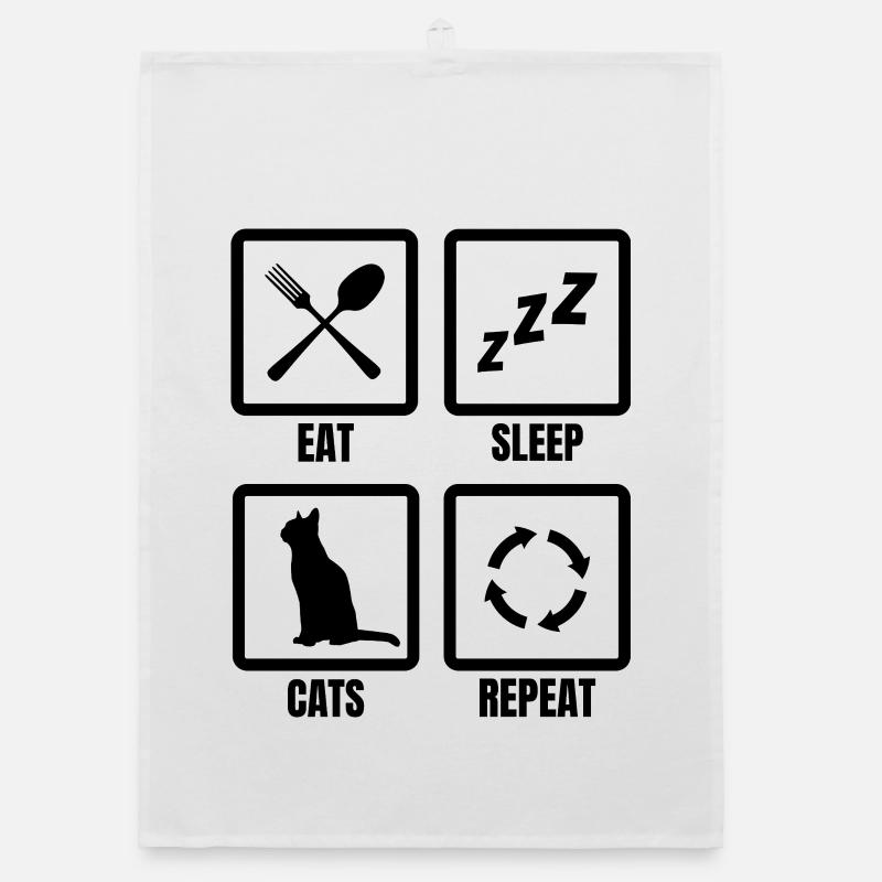 Cat Owner Schedule Organic dish towel