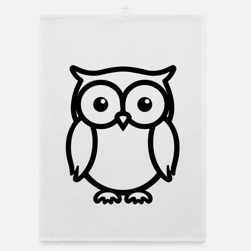 Eule Organic Geschirrtuch