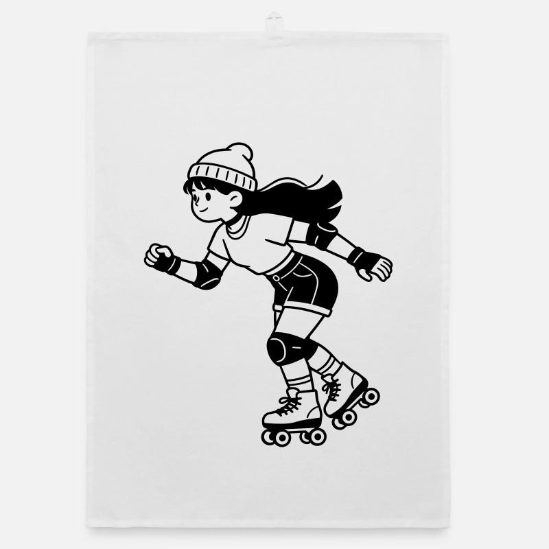 Rollschuhe Organic Geschirrtuch