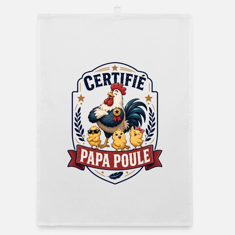 Certified Daddy Hen Organic dish towel