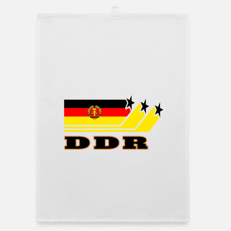 GDR Flags Design / Gift Organic dish towel