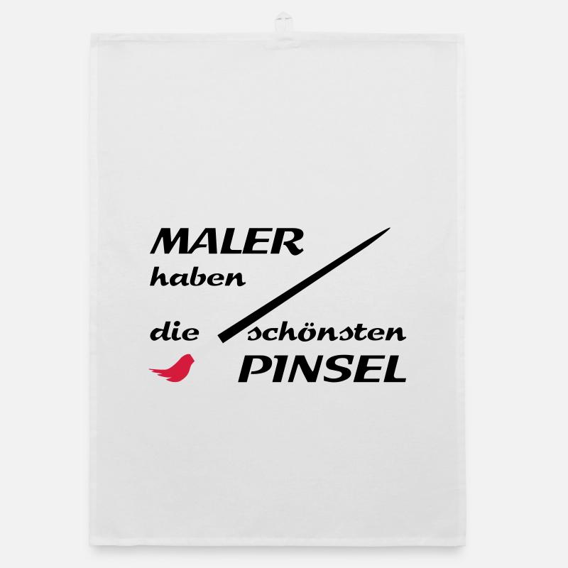 maler handwerker Organic Geschirrtuch