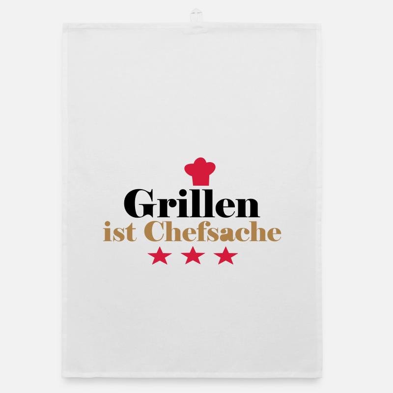 Barbecuing is a matter for the Organic dish towel